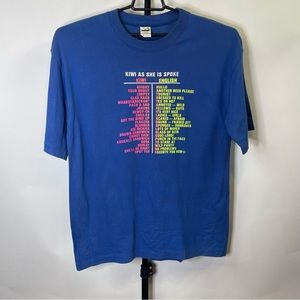 Vintage Kiwi As She Is Spoke Tee Shirt Size Large Men’s